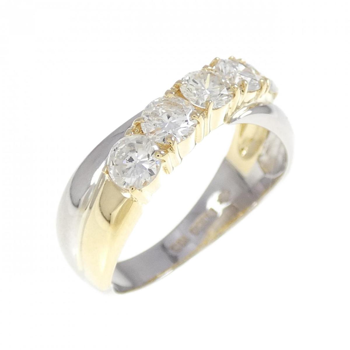 PT900/K18YG ダイヤモンド リング 1.00CT【中古】｜KOMEHYO ONLINESTORE 店 115,300円