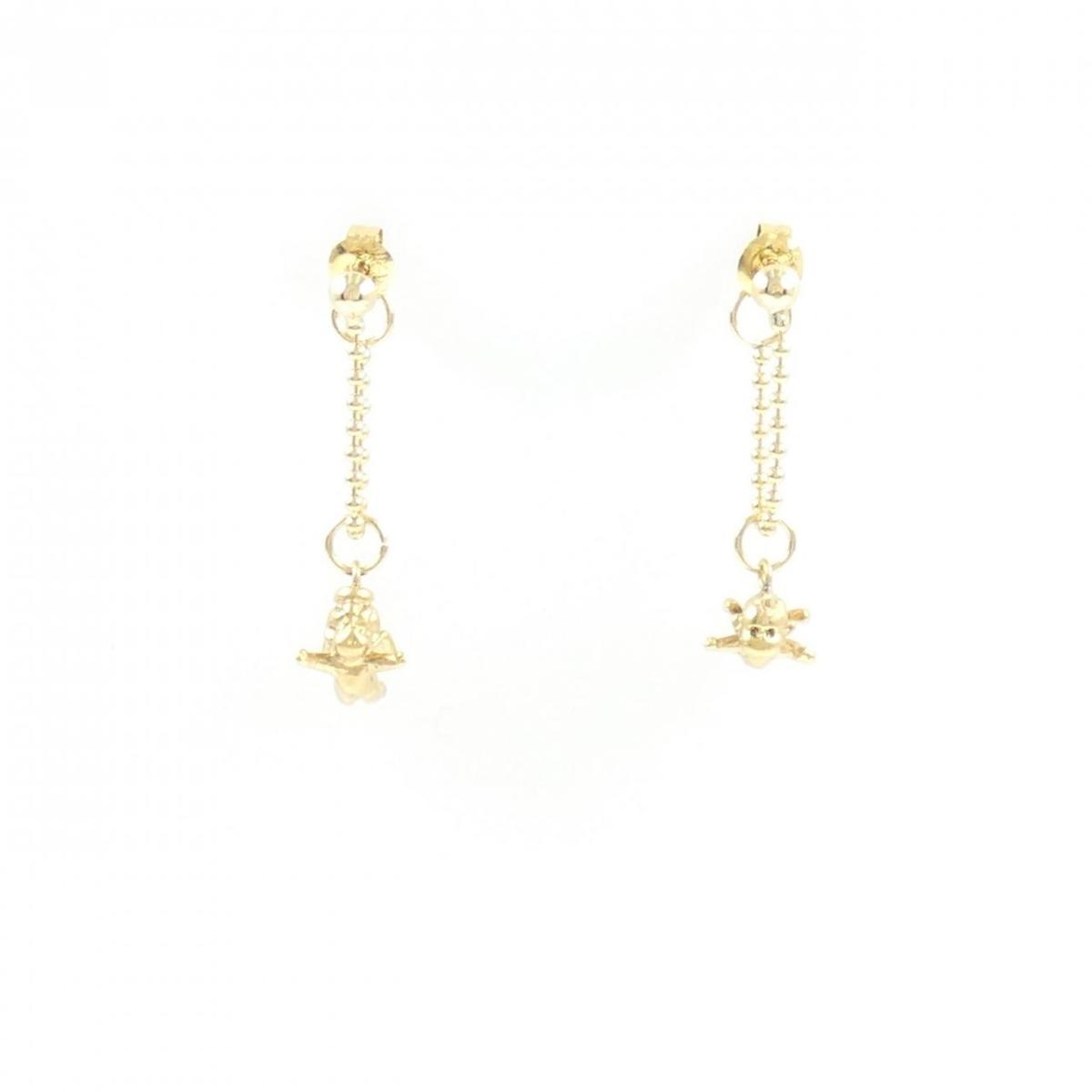 K18YG エンジェル&times;デビル ピアス【中古】｜KOMEHYO ONLINESTORE 店