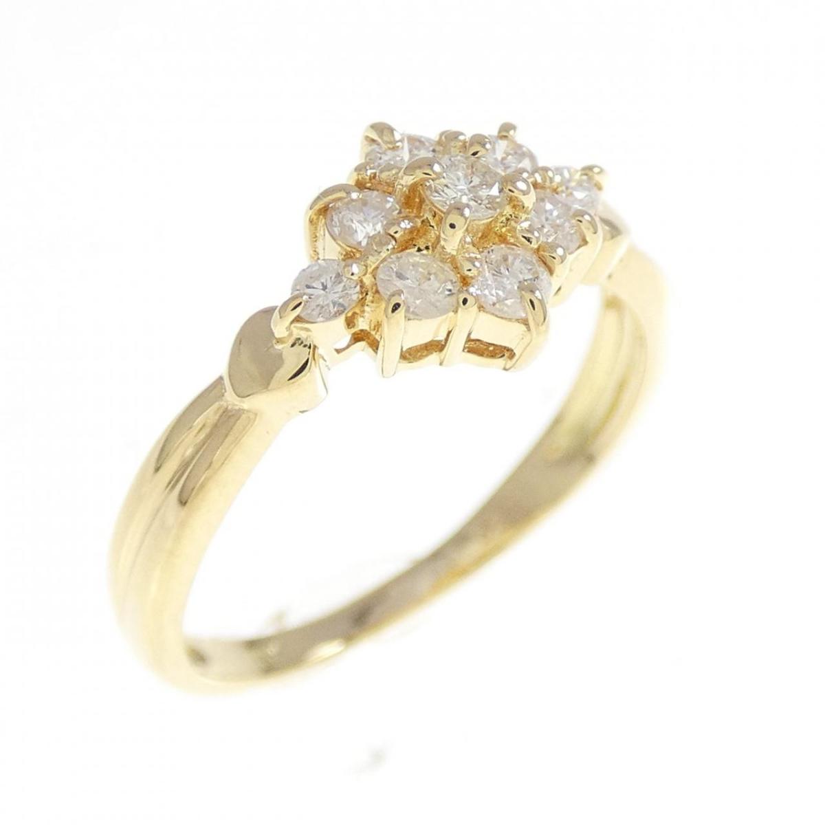 K18YG ダイヤモンド リング 0.25CT【中古】