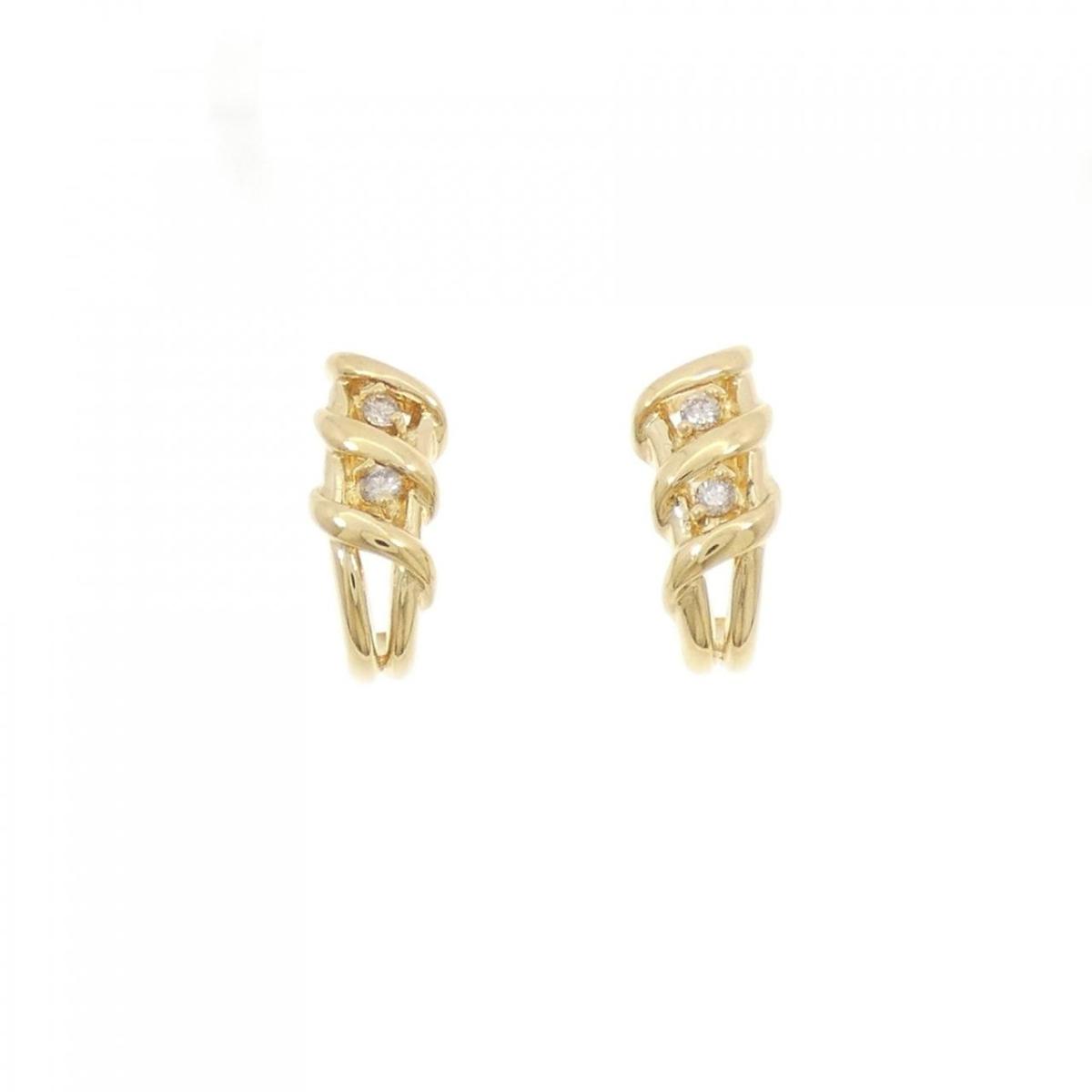 K18YG ダイヤモンド ピアス 0.10CT【中古】|KOMEHYO ONLINESTORE 店