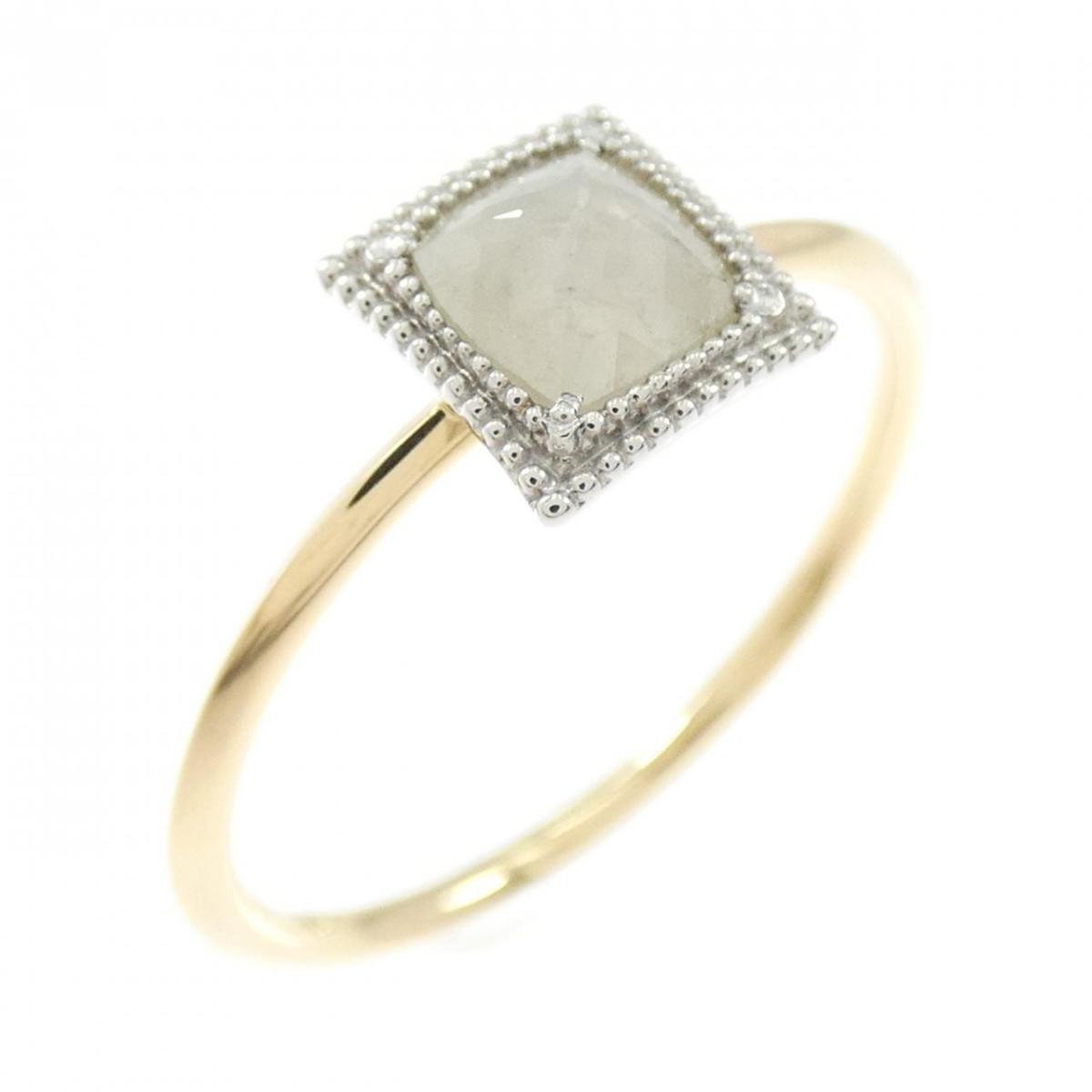 K18YG/PT900 ダイヤモンド リング 0.60CT【中古】