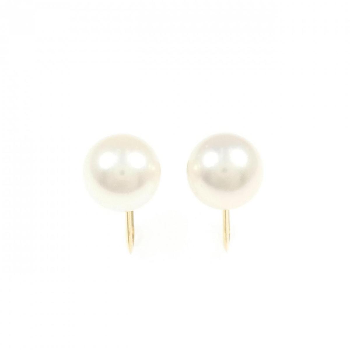 K18YG アコヤパール イヤリング 8.5mm【中古】