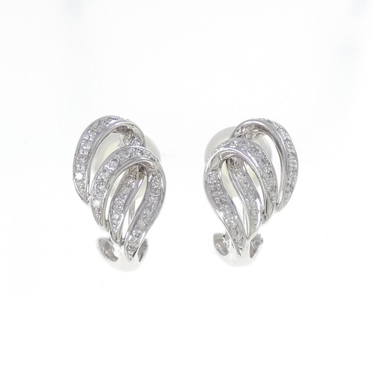 K18WG ダイヤモンド ピアス/イヤリング 0.40CT【中古】