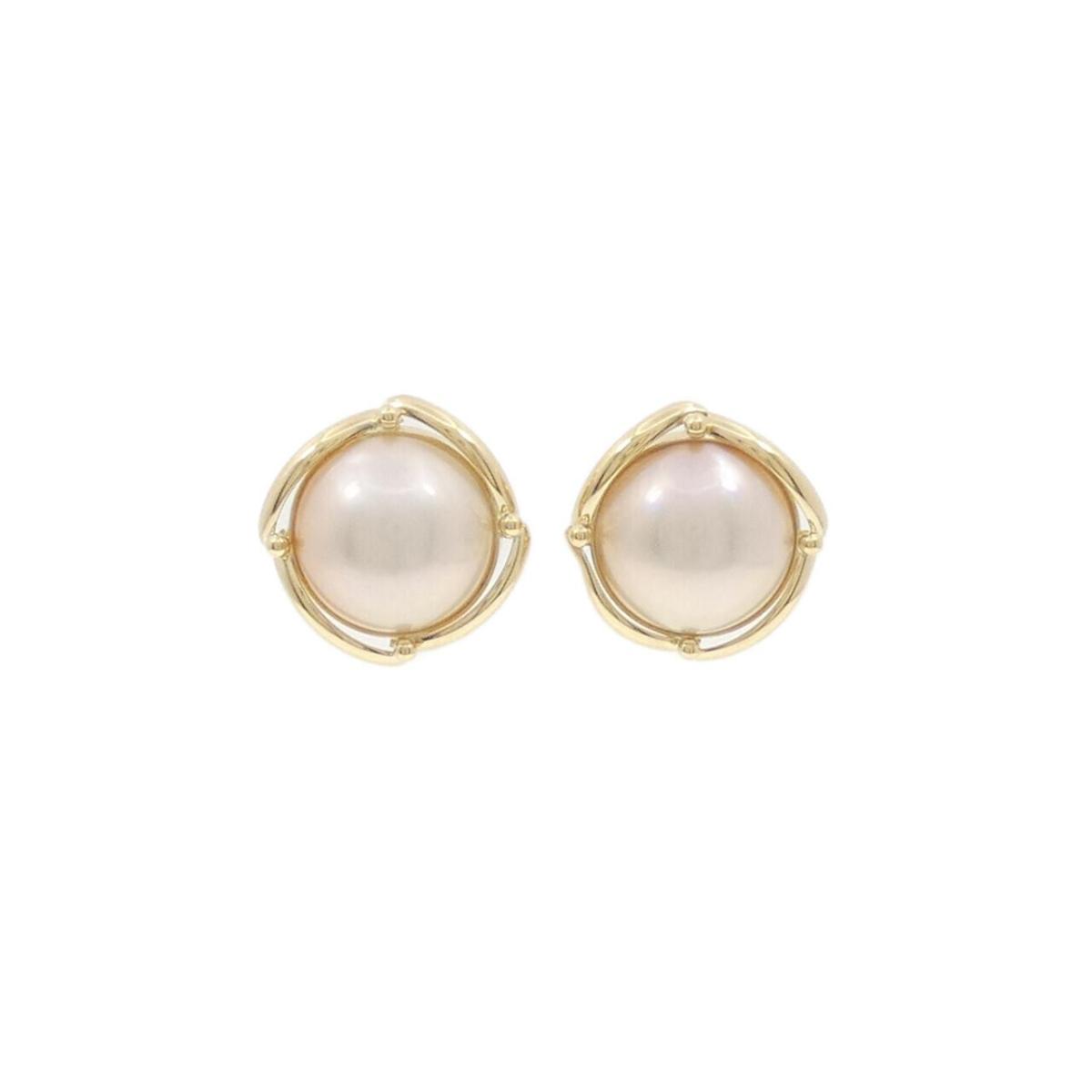 750YG/K18YG マベパール ピアス【中古】|KOMEHYO ONLINESTORE 店