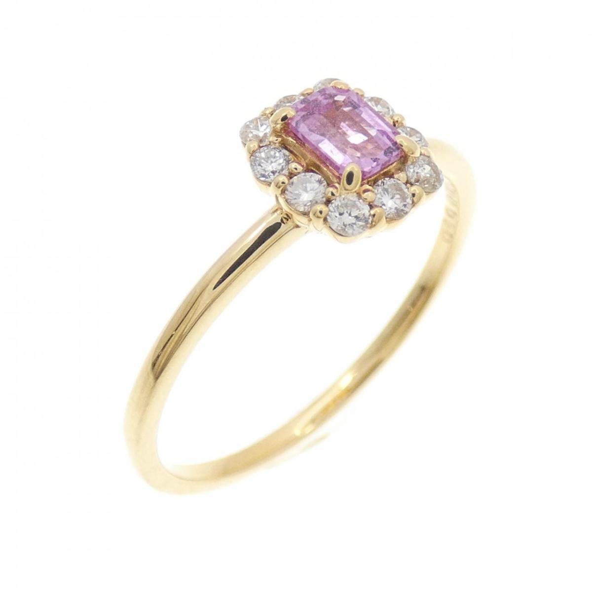 K18YG サファイヤ リング 0.40CT【中古】