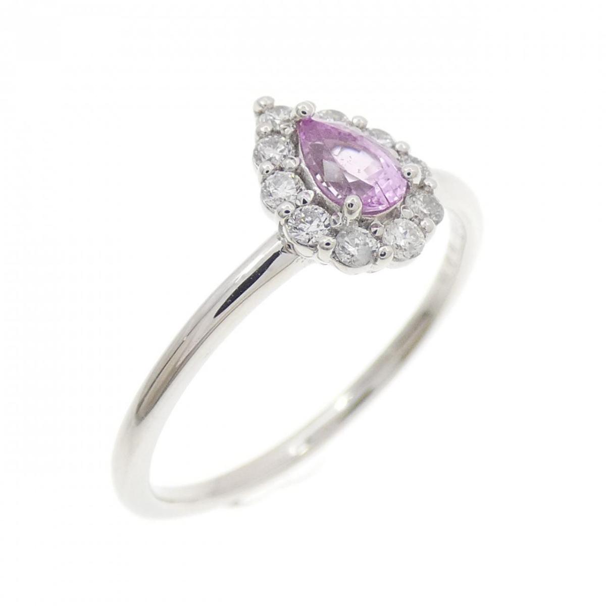 PT900 サファイヤ リング 0.44CT【中古】