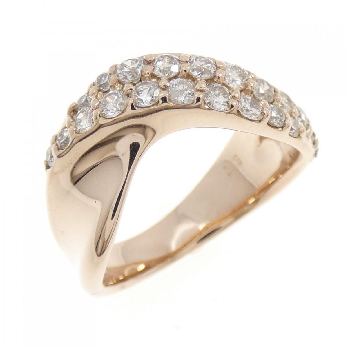 K18PG ダイヤモンド リング 0.66CT【中古】｜KOMEHYO ONLINESTORE 店