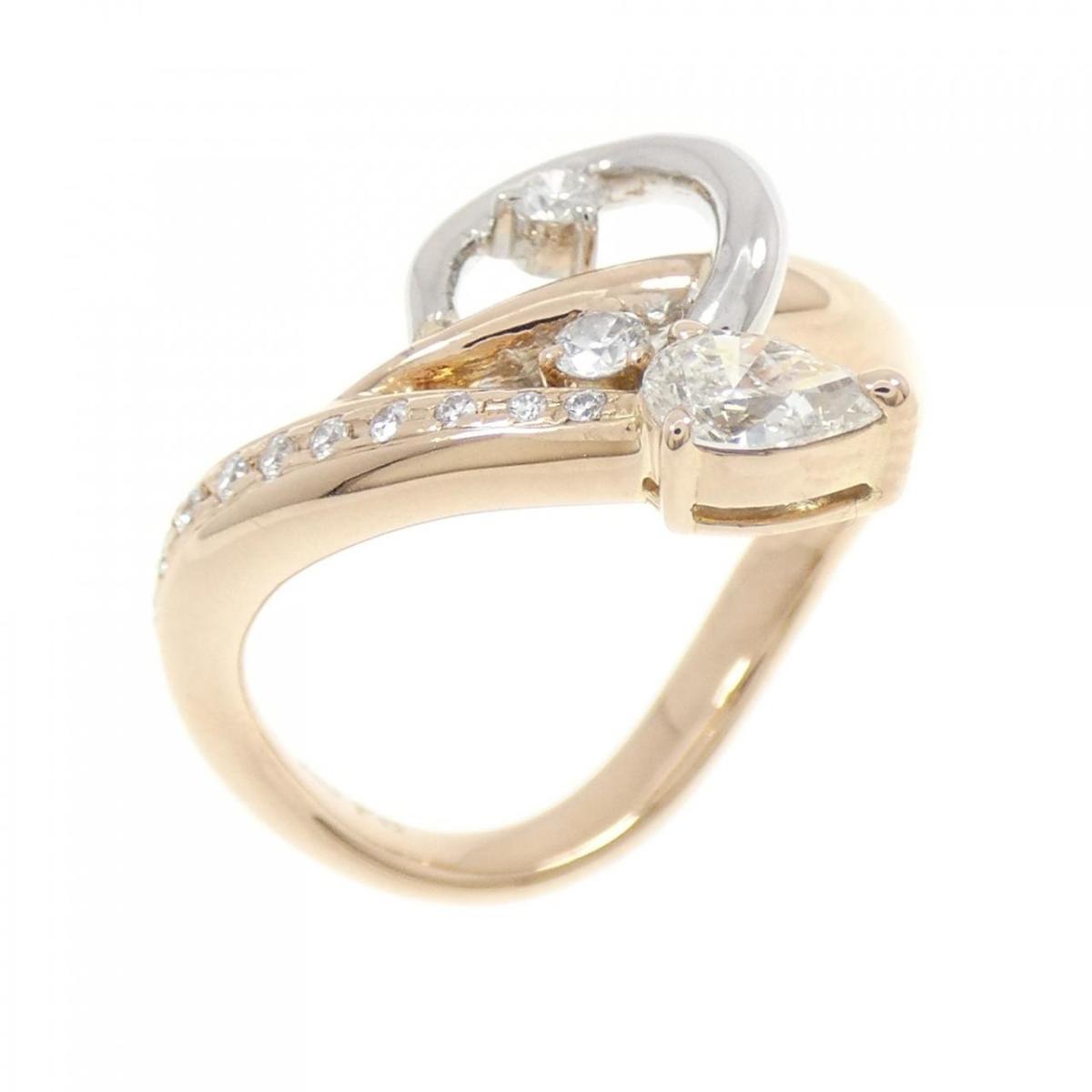 K18PG/K18WG ダイヤモンド リング 0.24CT【中古】｜KOMEHYO ONLINESTORE 店