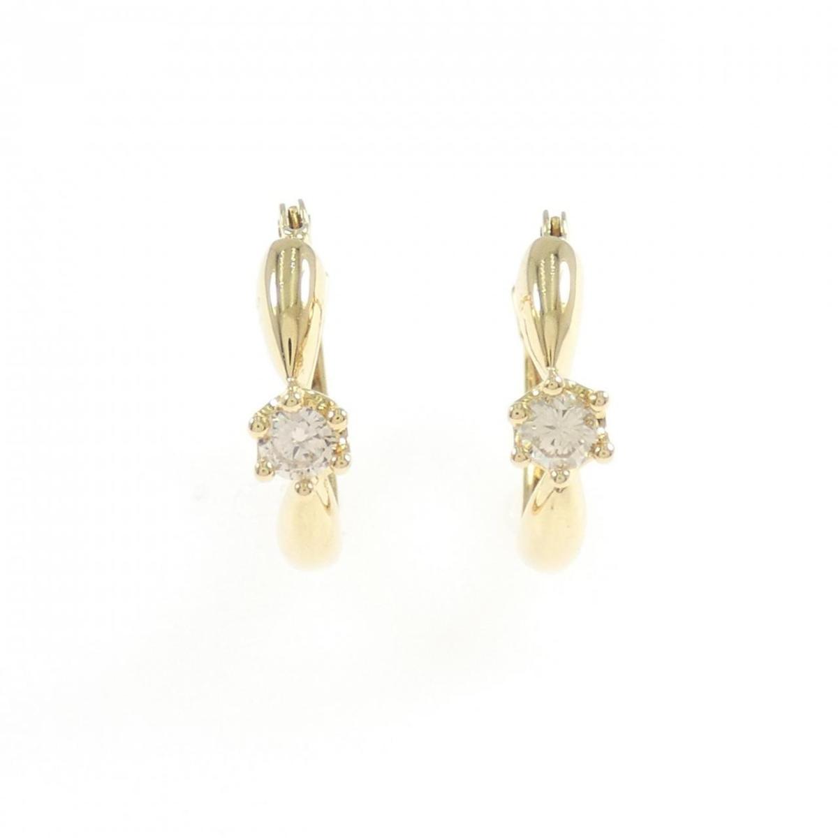 K18YG ダイヤモンド ピアス 0.2CT【中古】｜KOMEHYO ONLINESTORE 店
