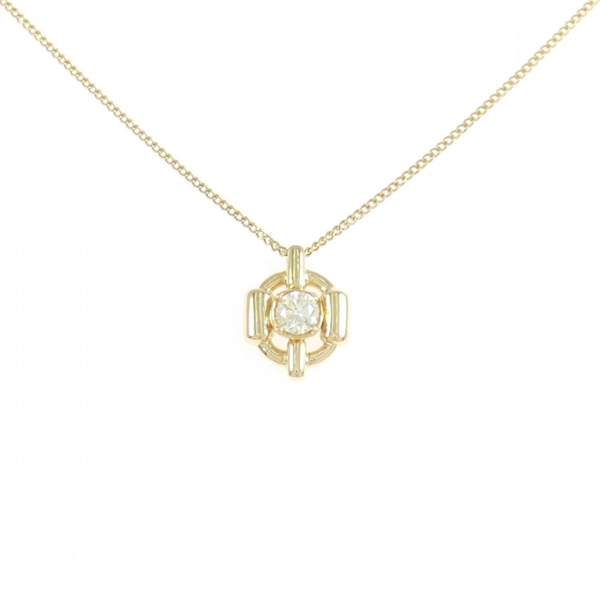 K18YG ダイヤモンド ネックレス 0.18CT【中古】 48,360円