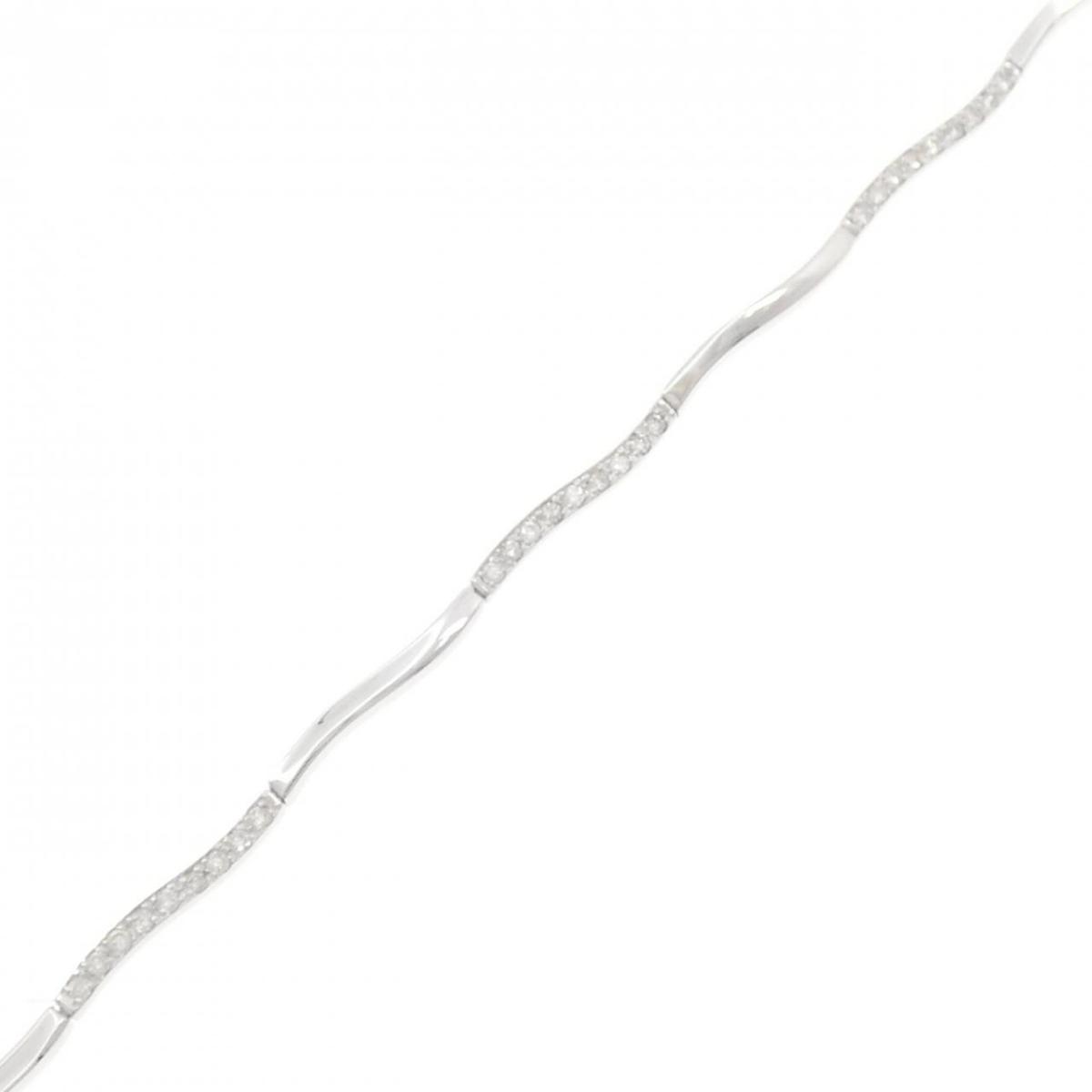 K18WG ダイヤモンド ブレスレット 0.20CT【中古】｜KOMEHYO ONLINESTORE 店
