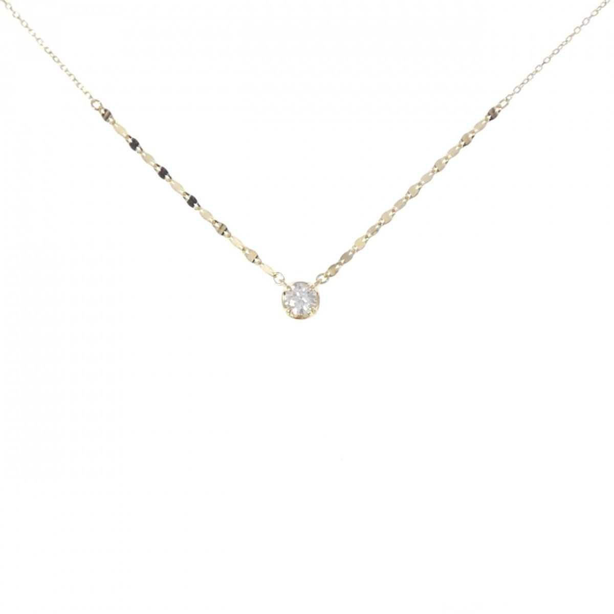 K18YG ダイヤモンド ネックレス 0.13CT【中古】 28,340円