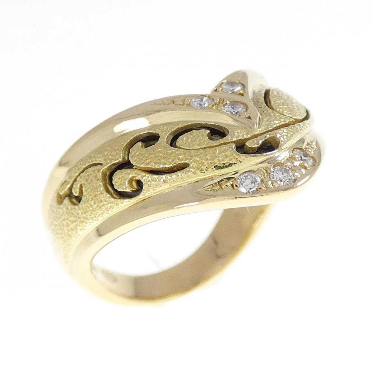ヤマサキユミコ ダイヤモンド リング 0.10CT【中古】