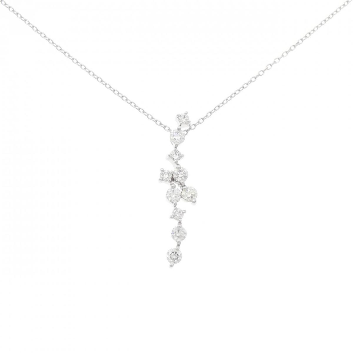 K18WG ダイヤモンド ネックレス 0.50CT【中古】｜KOMEHYO ONLINESTORE 店