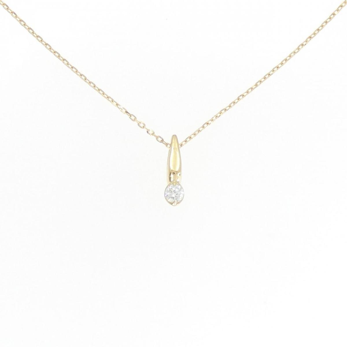 スタージュエリー ダイヤモンド フォール ネックレス 0.05CT【中古】