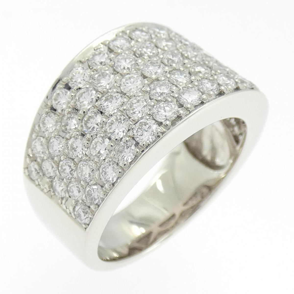 PT900 パヴェ ダイヤモンド リング 2.00CT【中古】