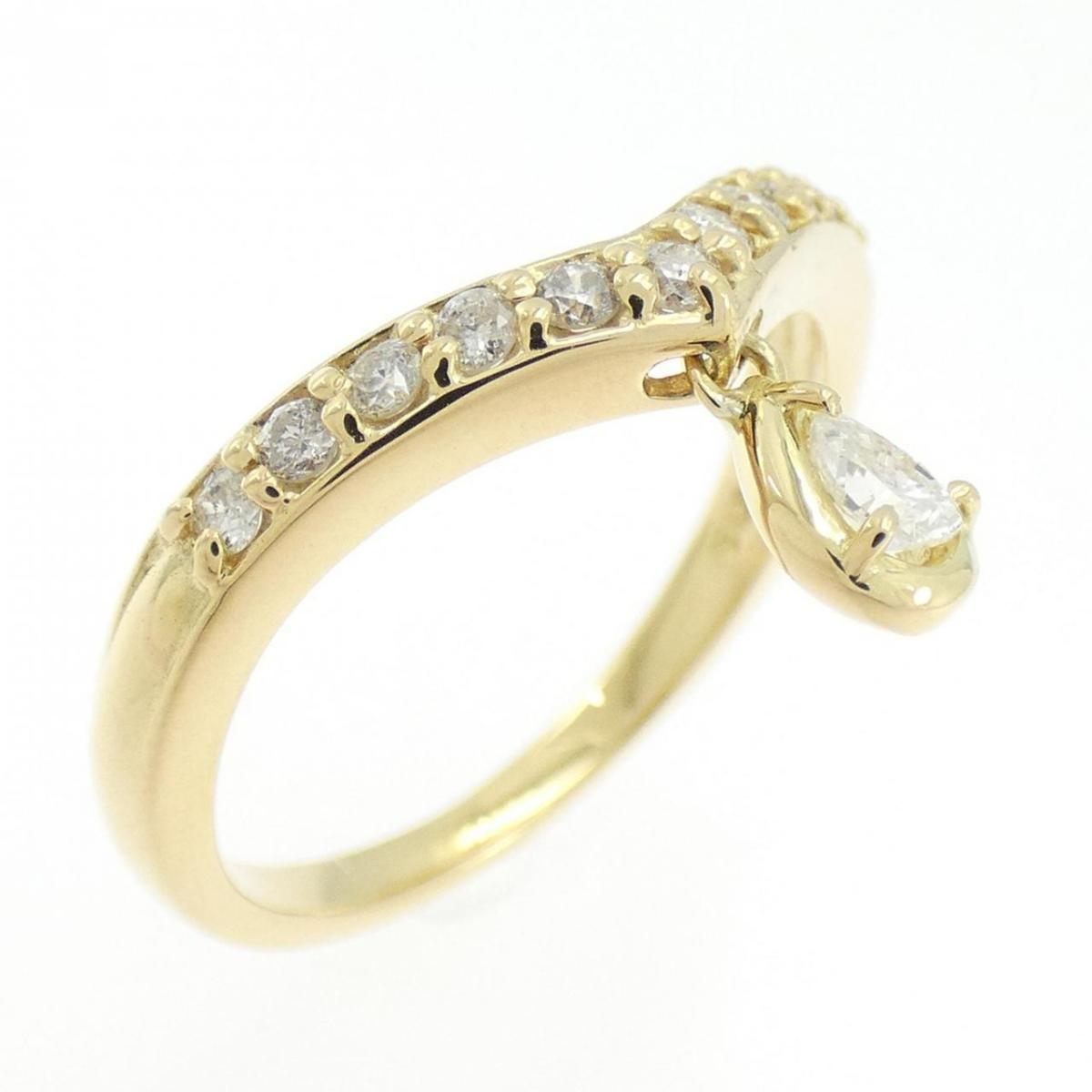 K18YG ダイヤモンド リング 0.31CT【中古】