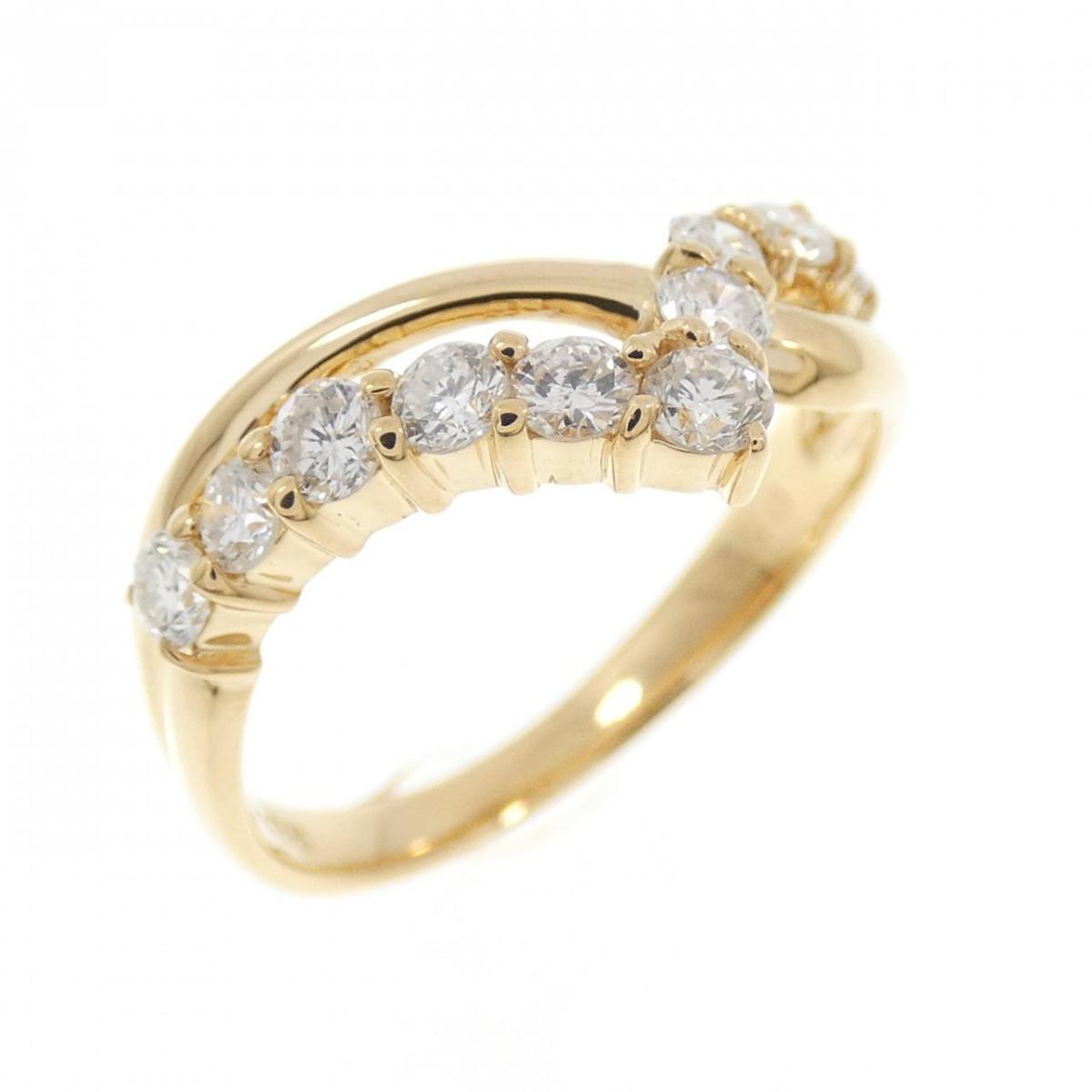 K18YG ダイヤモンド リング 0.53CT【中古】
