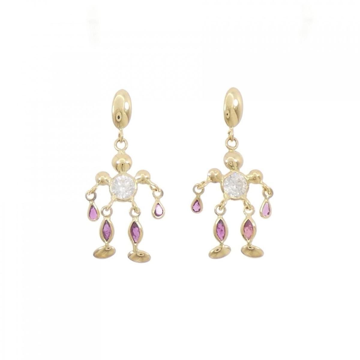 K18YG ルビー ピアス【中古】|KOMEHYO ONLINESTORE 店
