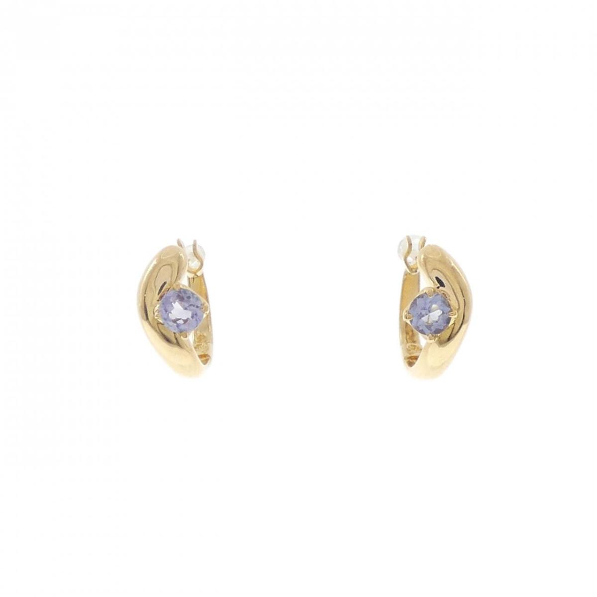 K18YG タンザナイト ピアス【中古】｜KOMEHYO ONLINESTORE 店