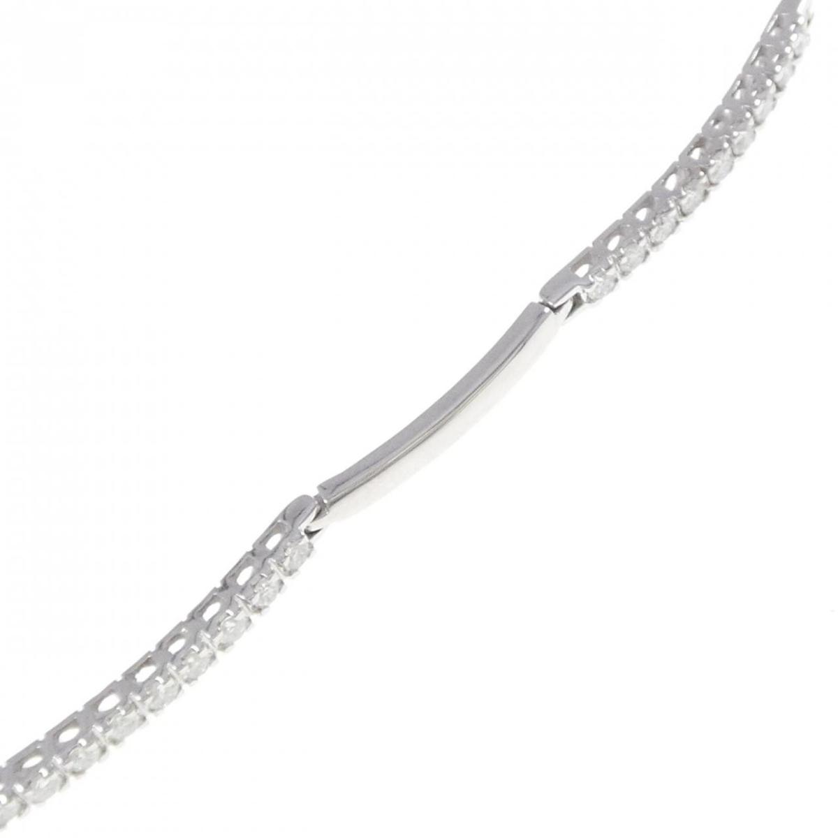 K18WG ダイヤモンド ブレスレット 1.16CT【中古】