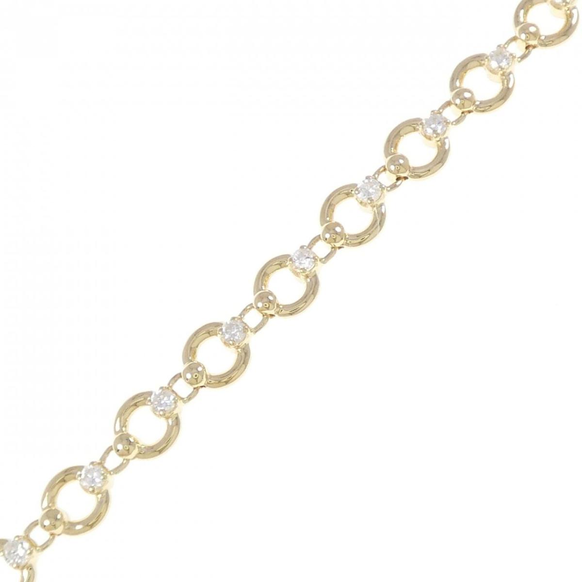 K18YG ダイヤモンド ブレスレット 1.00CT【中古】