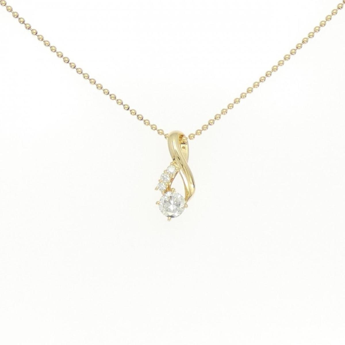 K18YG ダイヤモンド ネックレス 0.393CT【中古】｜KOMEHYO ONLINESTORE 店 99,330円
