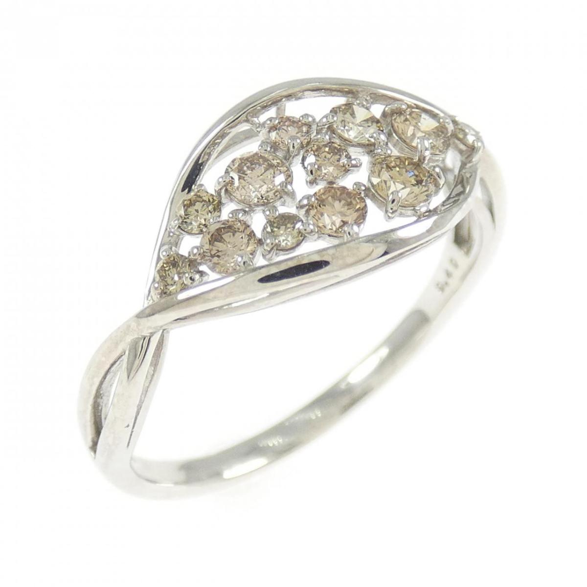 PT950 ダイヤモンド リング 0.40CT【中古】