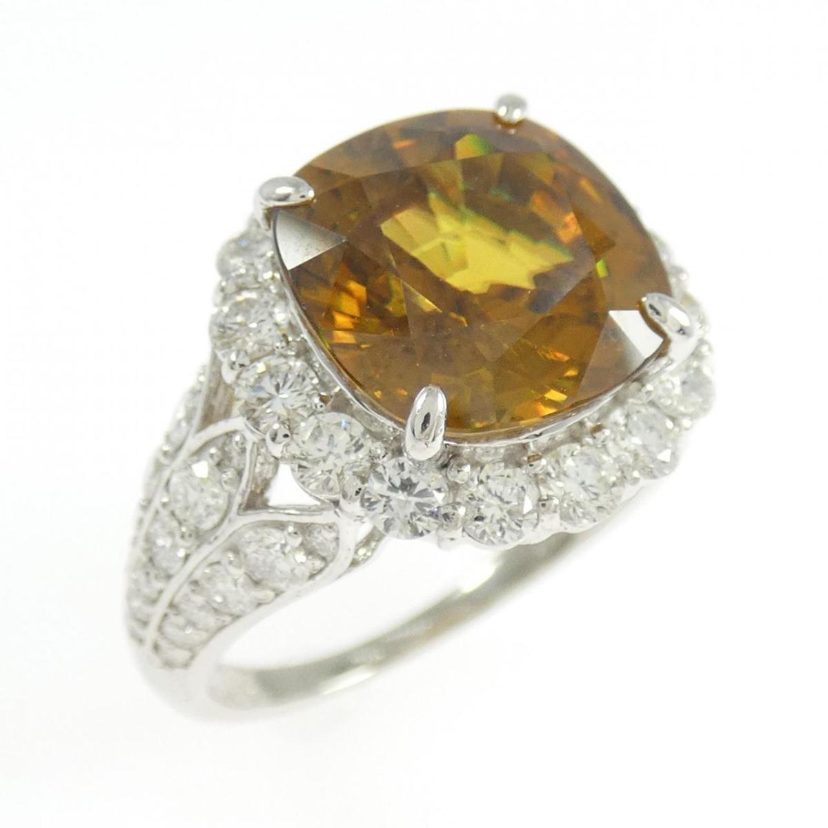 PT900 スフェーン リング 5.26CT【中古】