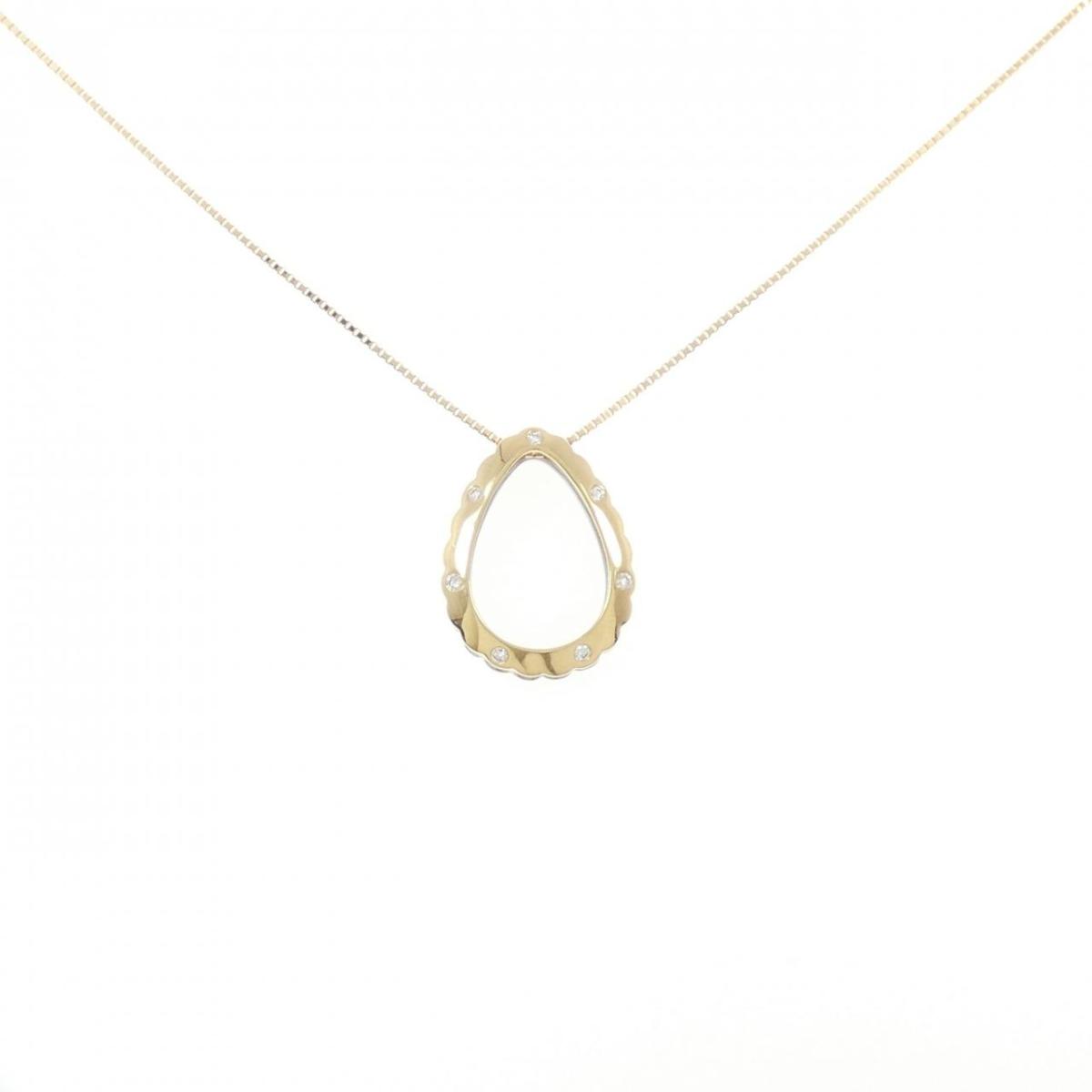 K18YG/K18WG ダイヤモンド ネックレス 0.21CT【中古】｜KOMEHYO ONLINESTORE 店