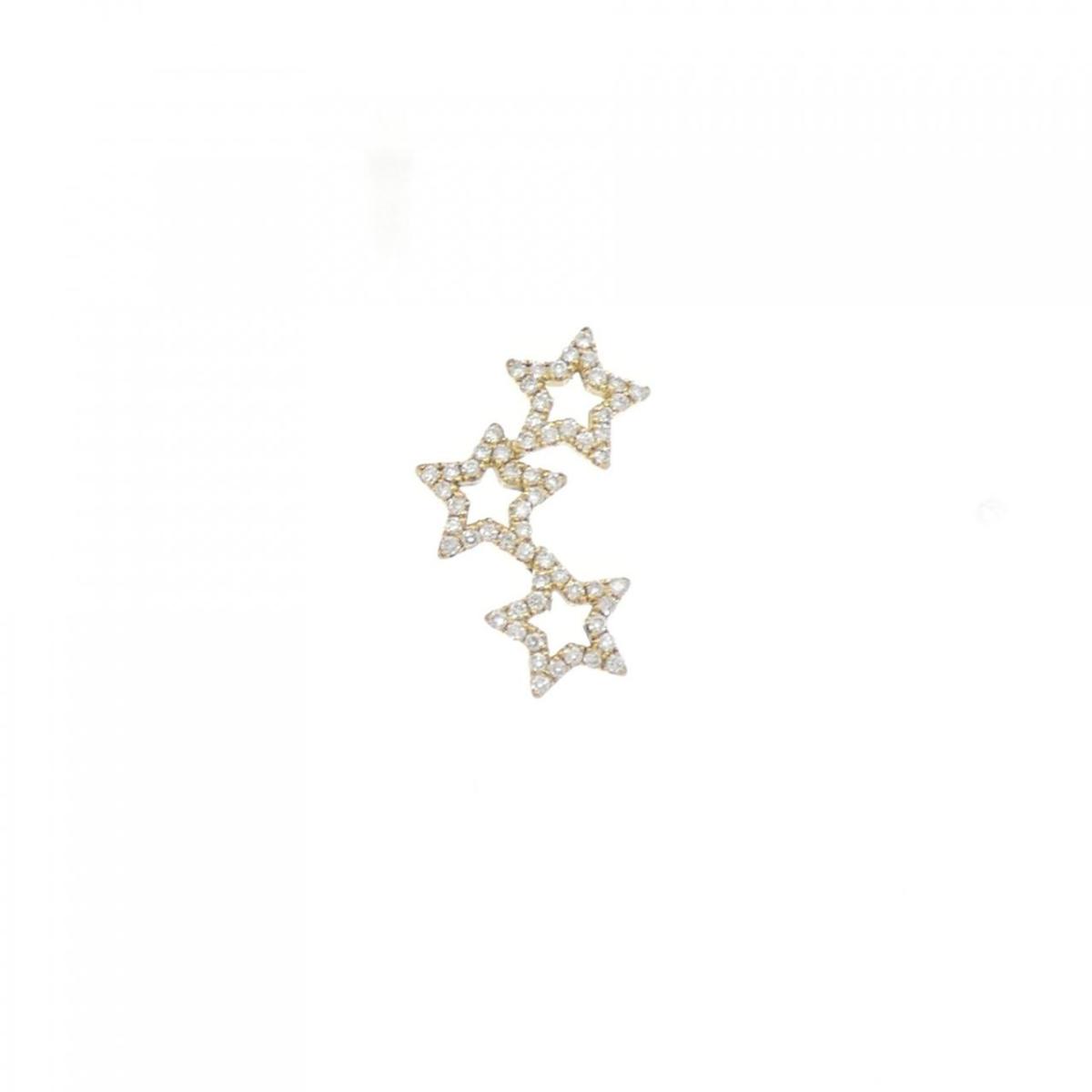 アーカー カシオペア トロワエトワール ピアス 0.24CT 片耳【中古】