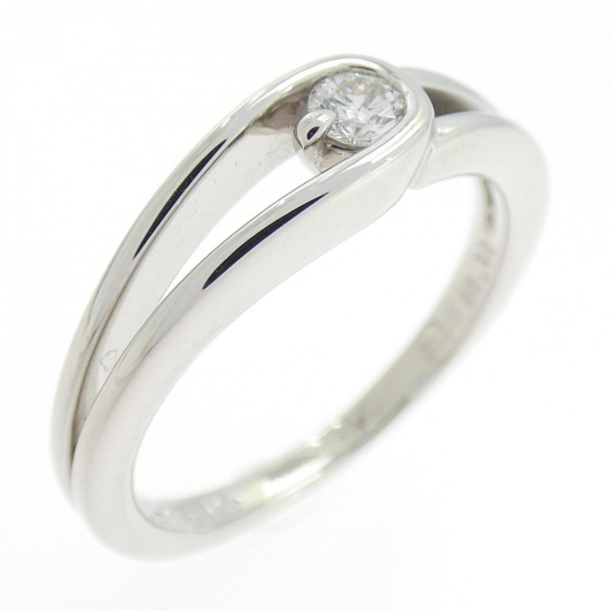 PT900 ダイヤモンド リング 0.10CT【中古】