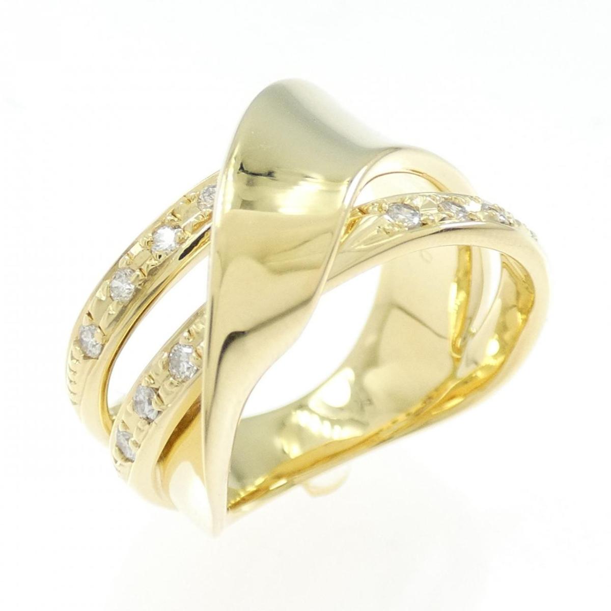 K18YG ダイヤモンド リング 0.20CT【中古】