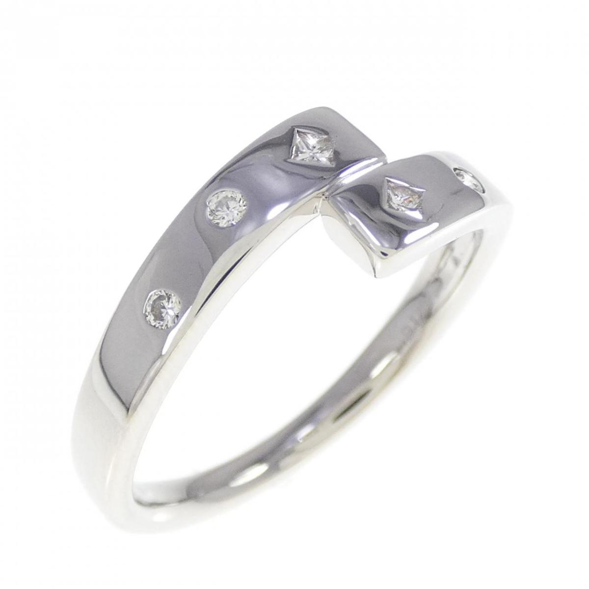 ジーエスティービー ダイヤモンド リング 0.12CT【中古】