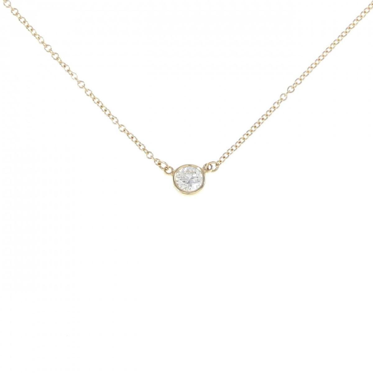 ティファニー バイザヤード ネックレス 0.23CT H VS2 3EXT【中古】