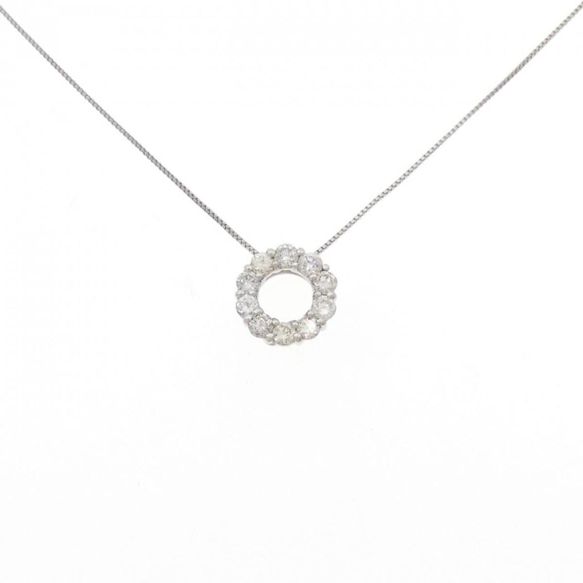PT900/PT850 ダイヤモンド ネックレス 0.30CT【中古】 32,890円
