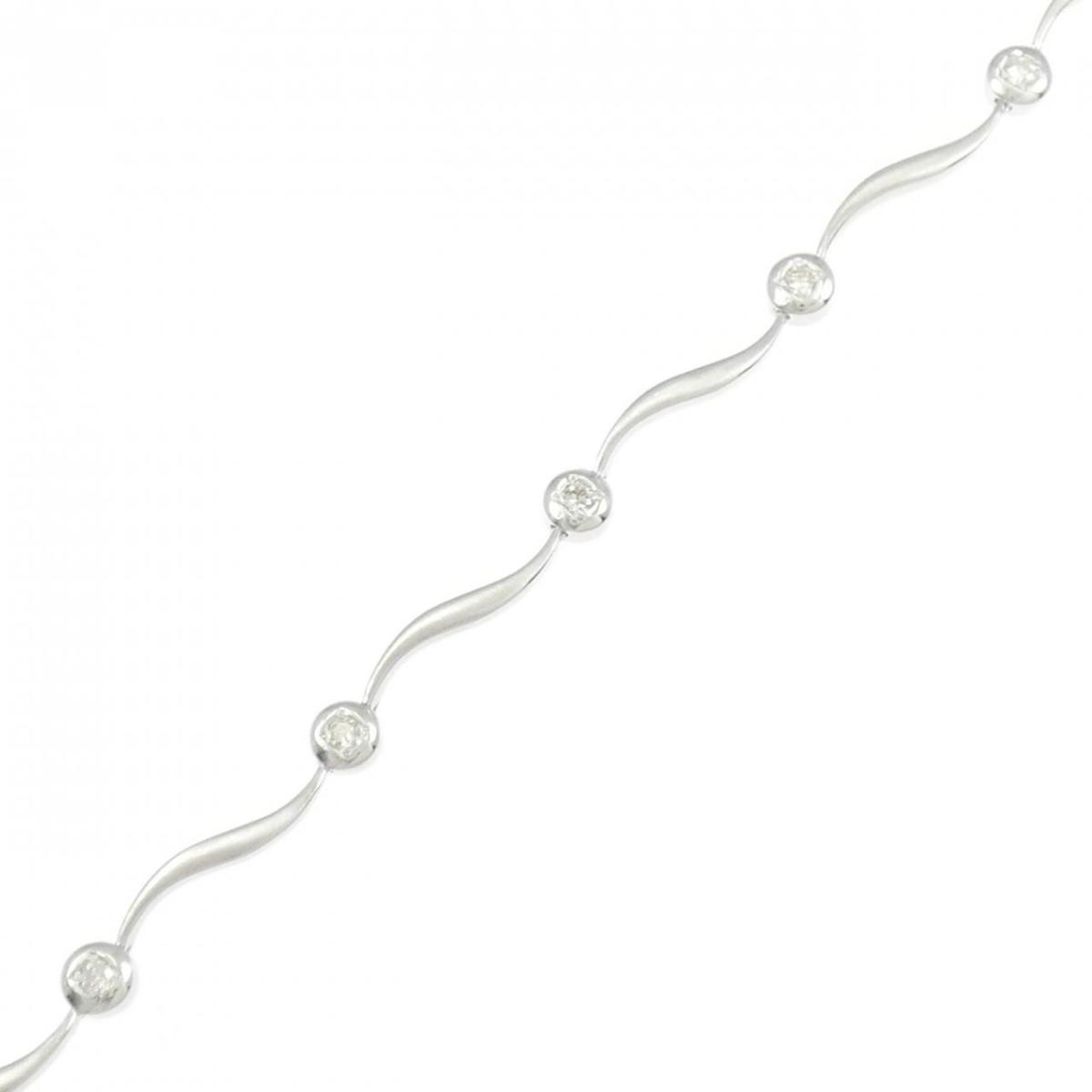 K18WG ダイヤモンド ブレスレット 0.25CT【中古】｜KOMEHYO ONLINESTORE 店