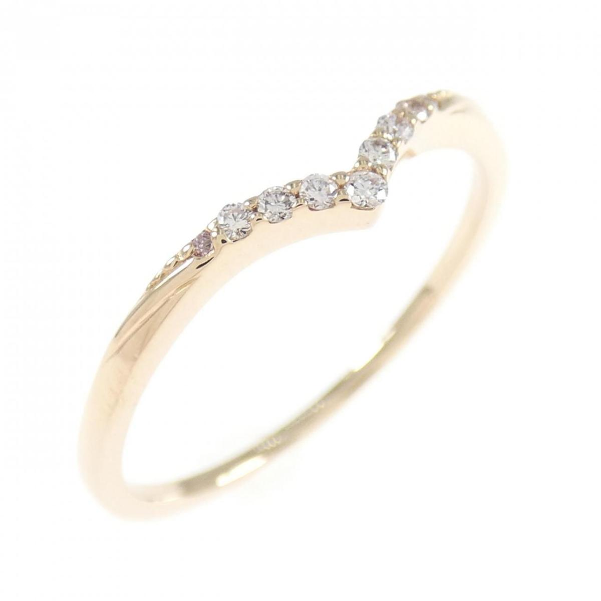 ジーエステイービー ダイヤモンド リング 0.05CT【中古】