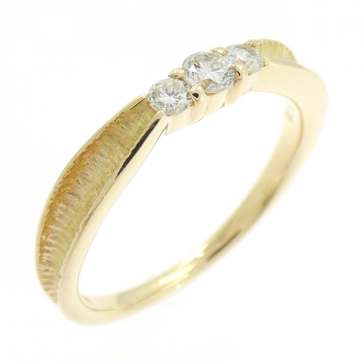 K18YG ダイヤモンド リング 0.18CT【中古】