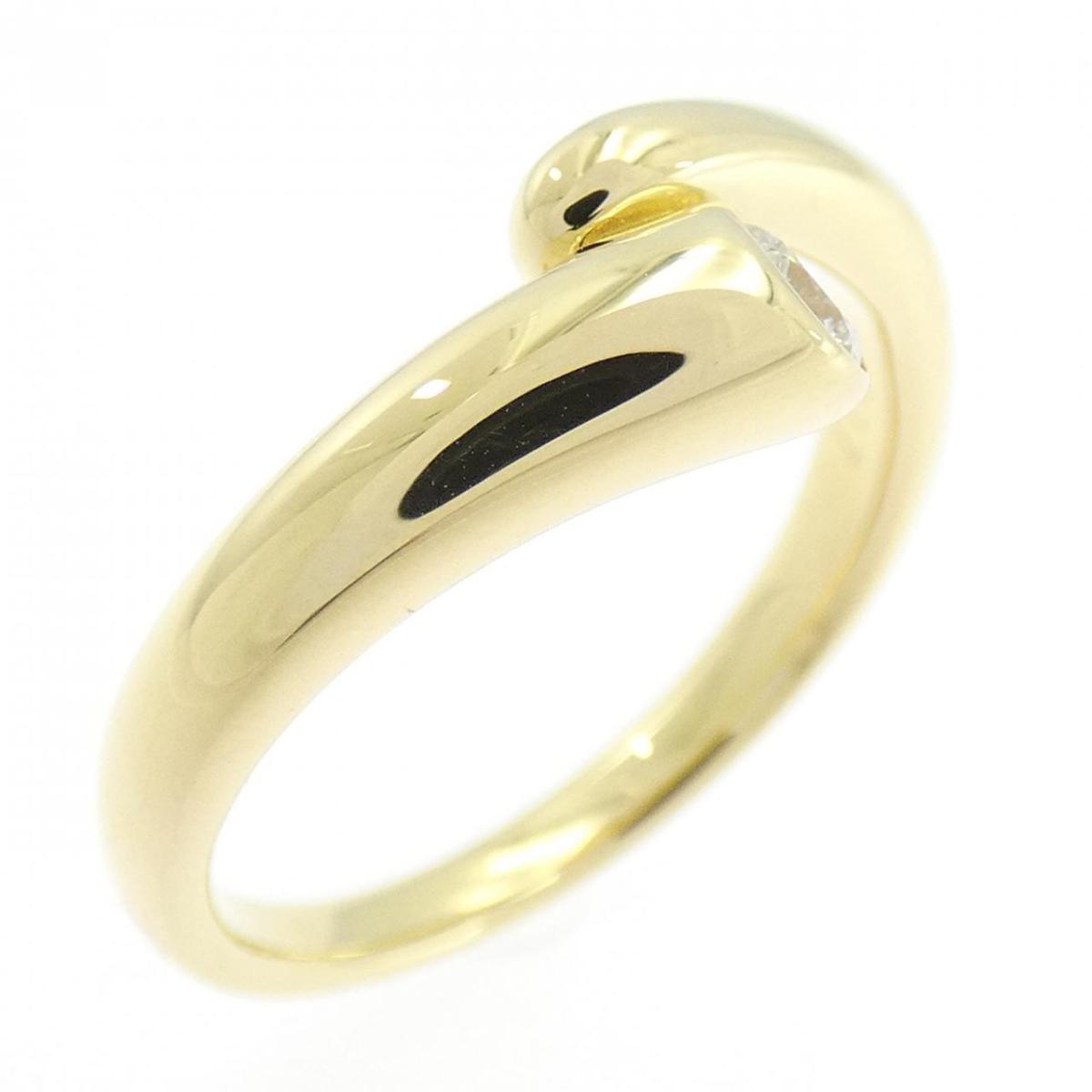 K18YG ダイヤモンド リング 0.17CT【中古】