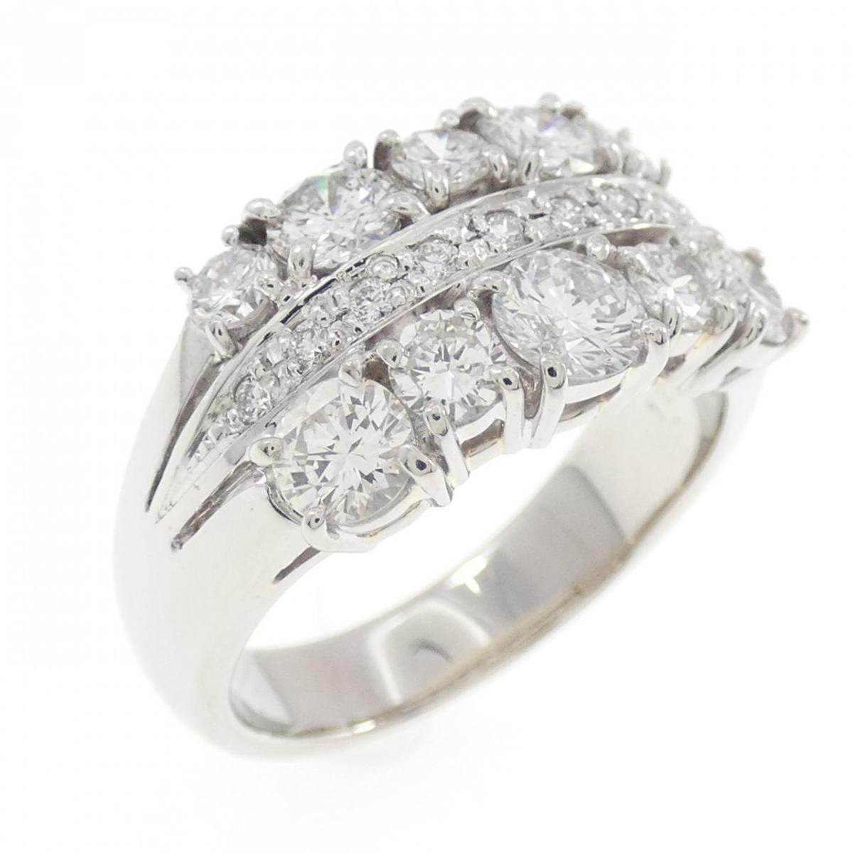 PT900 ダイヤモンド リング 1.55CT【中古】