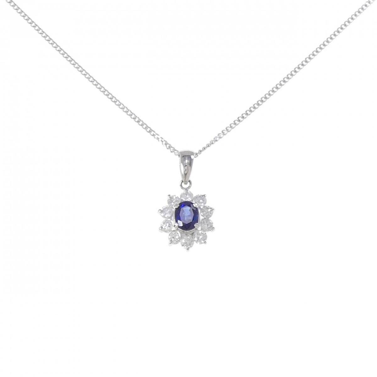 PT/PT850 サファイヤ ネックレス 0.73CT【中古】｜KOMEHYO ONLINESTORE 店