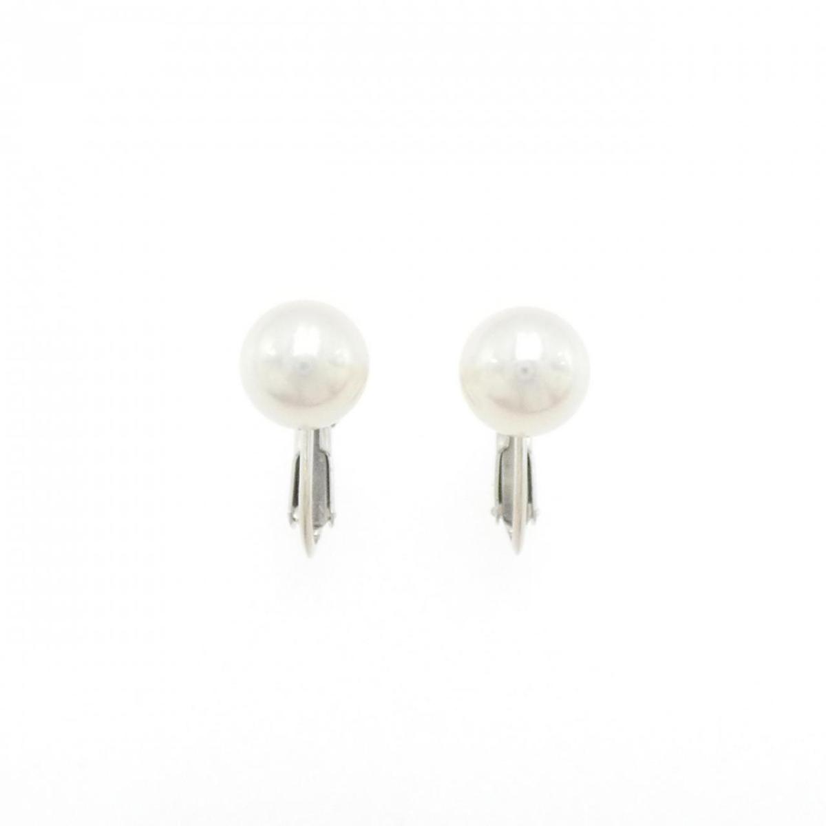 K14WG アコヤパール イヤリング 8.5mm【中古】
