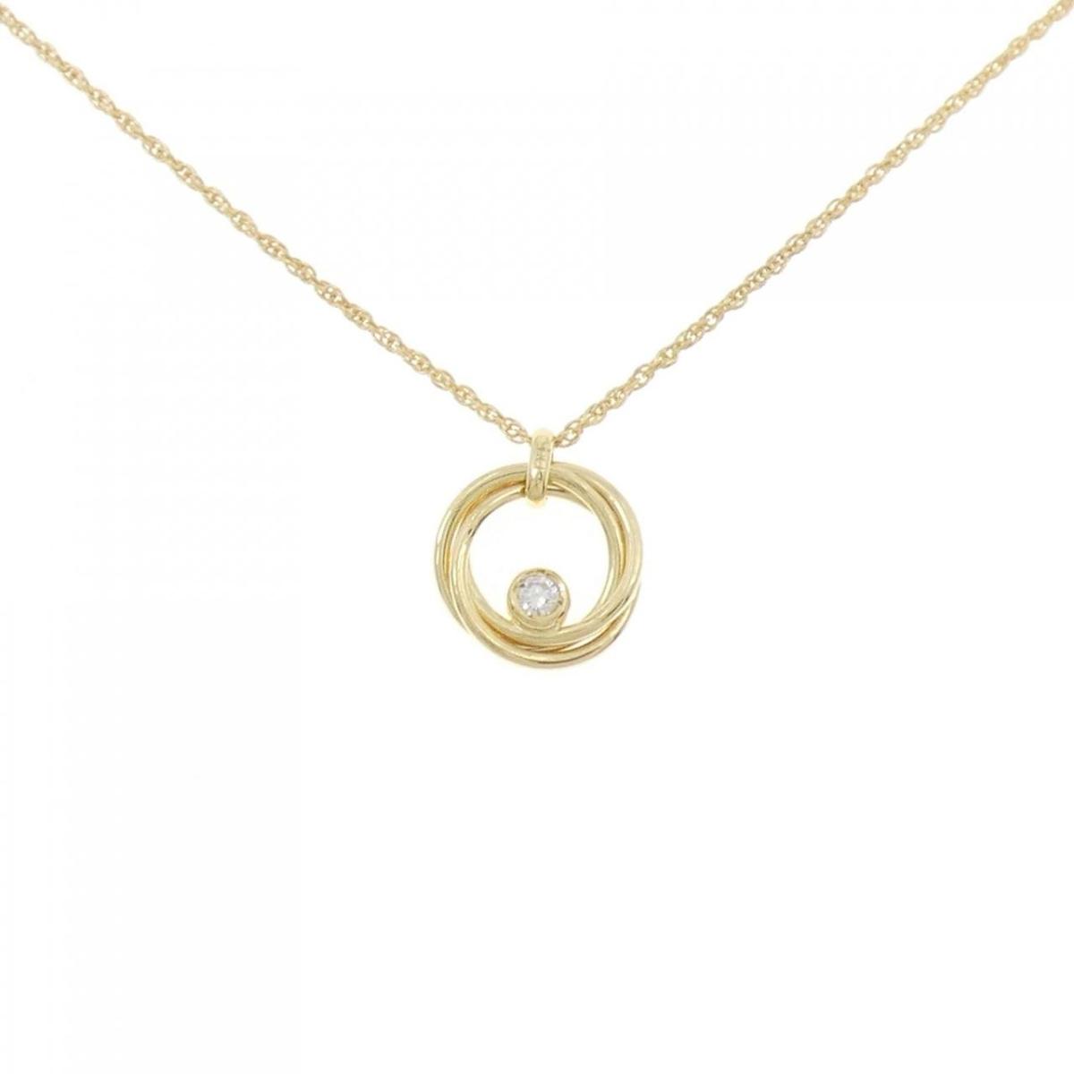 K18YG ダイヤモンド ネックレス 0.05CT【中古】|KOMEHYO ONLINESTORE 店
