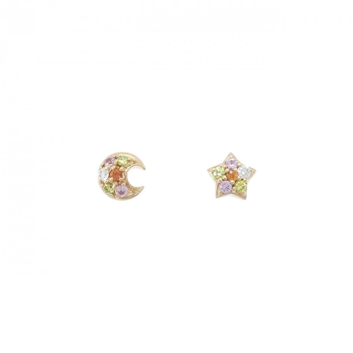 ポンテヴェキオ 2009年X'masコレクション ピアス 0.13CT【中古】