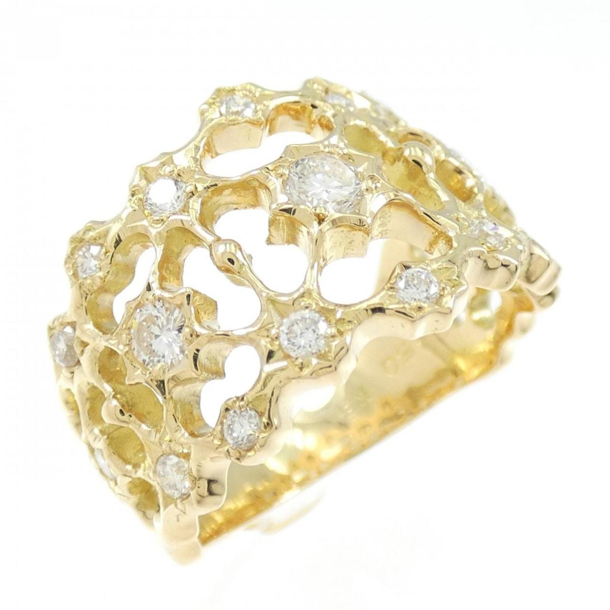 K18YG ダイヤモンド リング 0.50CT【中古】