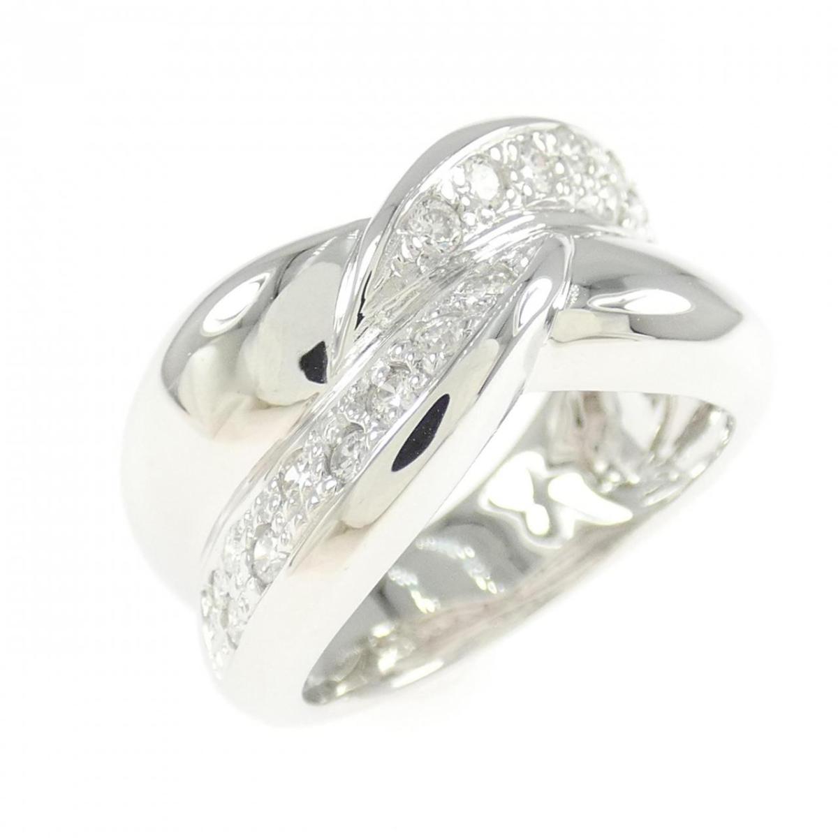 K18WG ダイヤモンド リング 0.30CT【中古】 100,300円