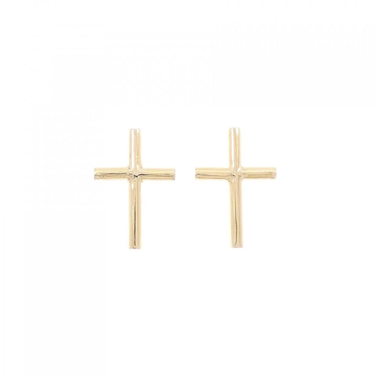 【新品】K18YG クロス ピアス【新品】｜KOMEHYO ONLINESTORE 店 29,640円