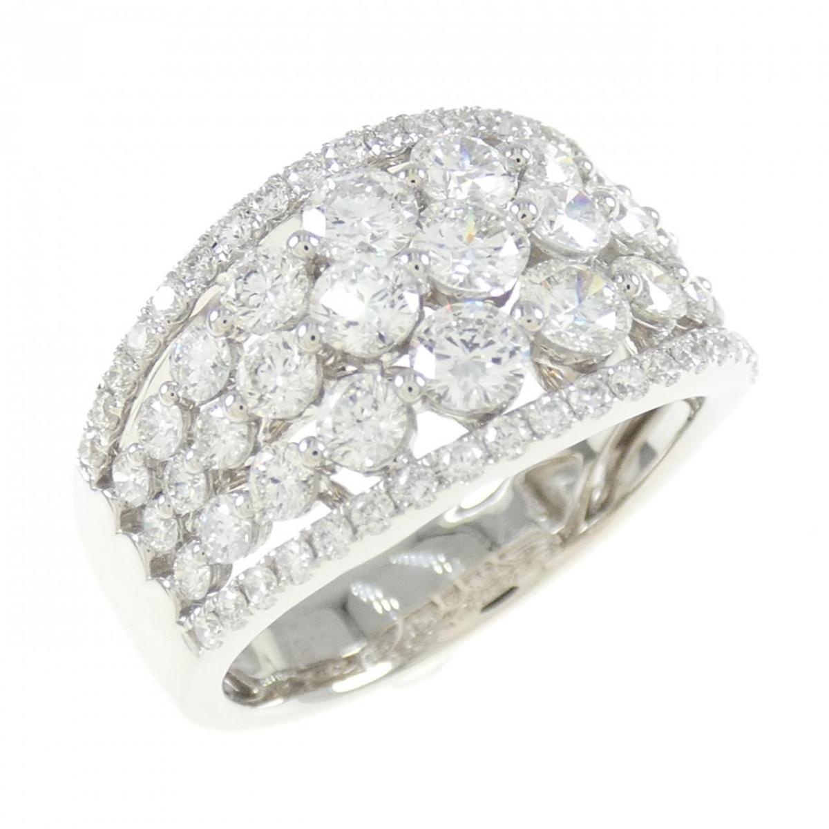 K18WG ダイヤモンド リング 1.19CT【中古】