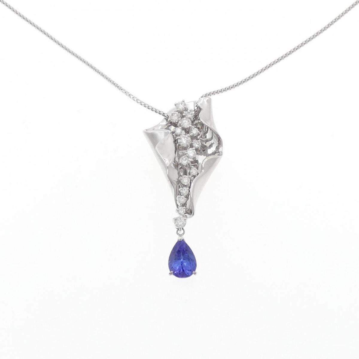 K18WG タンザナイト ネックレス 2.25CT【中古】